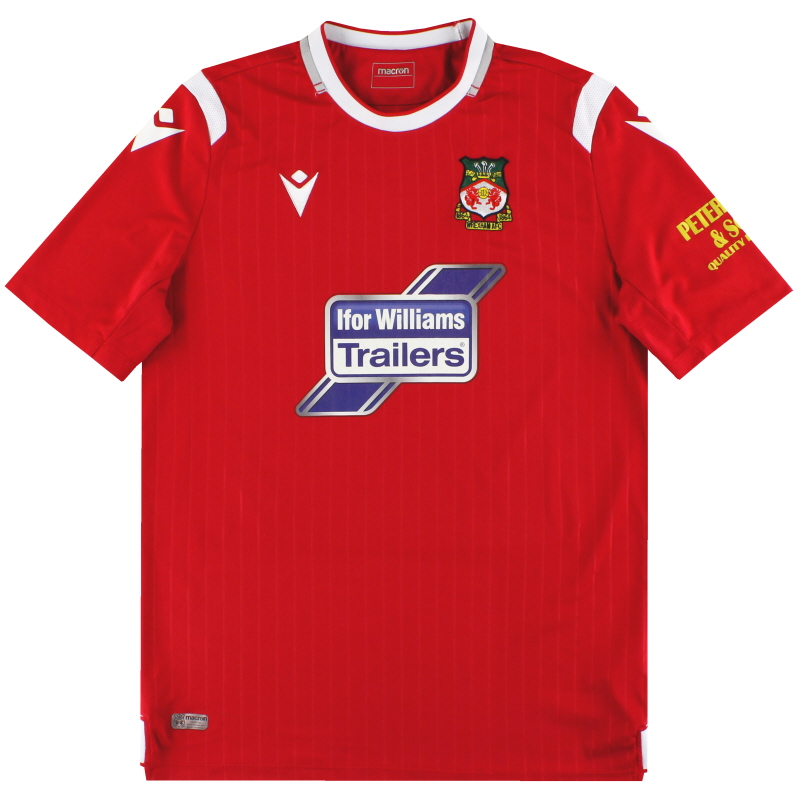 Wrexham Away football shirt 2016 - 2017. Sponsored by Ifor Williams Trailers