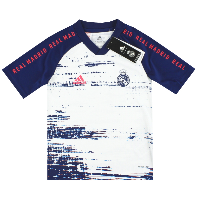 2020-21 Real adidas Camiseta de antes del XS. Niño FQ7891