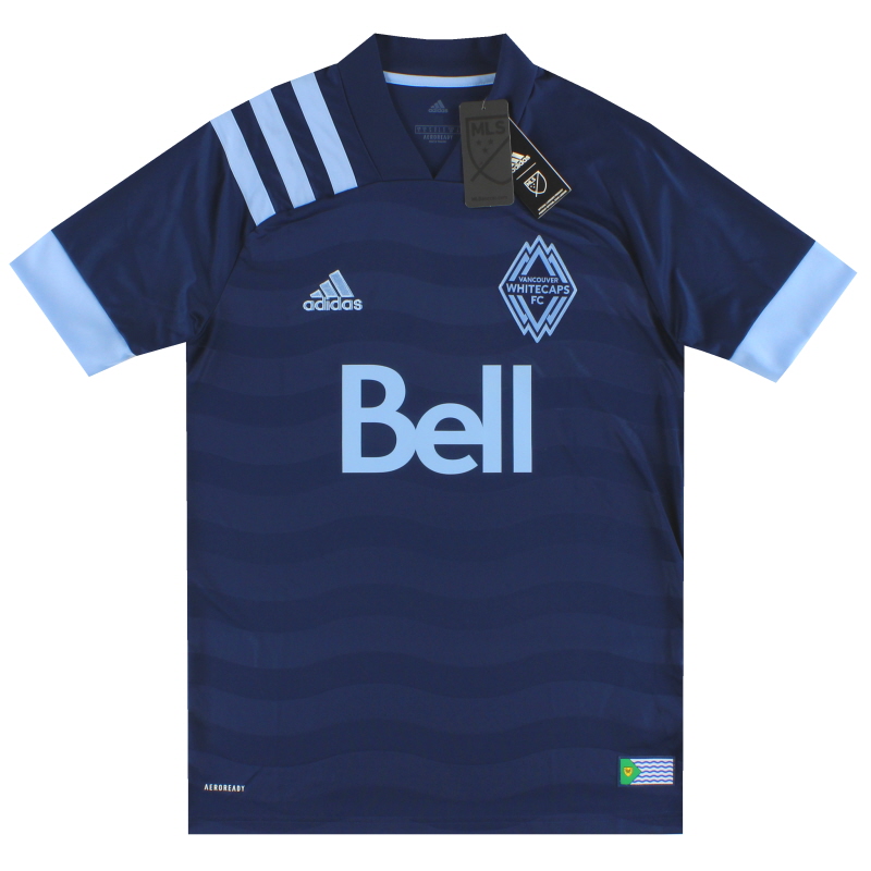 ADIDAS Women Vancouver Whitecaps FC 20/21 Away Soccer Jersey NEW Large  EH8626