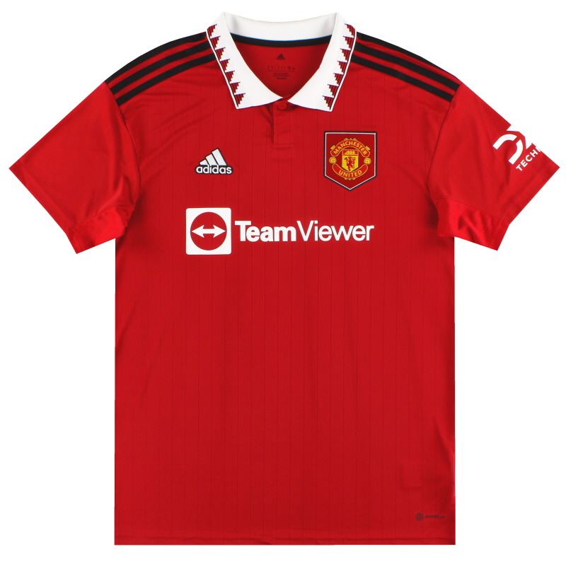 Manchester United Jersey 2022/23 Home Large Football Soccer Trikot Adidas  H13881