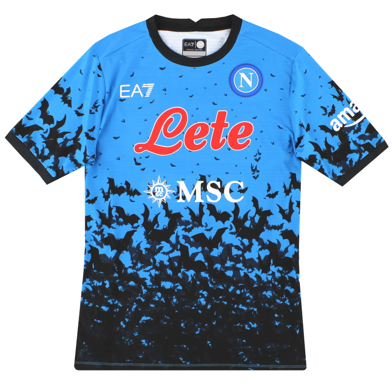 2022-23 Napoli EA7 'Special Edition' Halloween Shirt *As New* 3XL