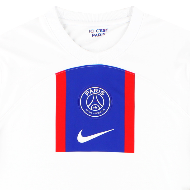 Nike Paris Saint-Germain Strike Drill Top 101-White 2022-23