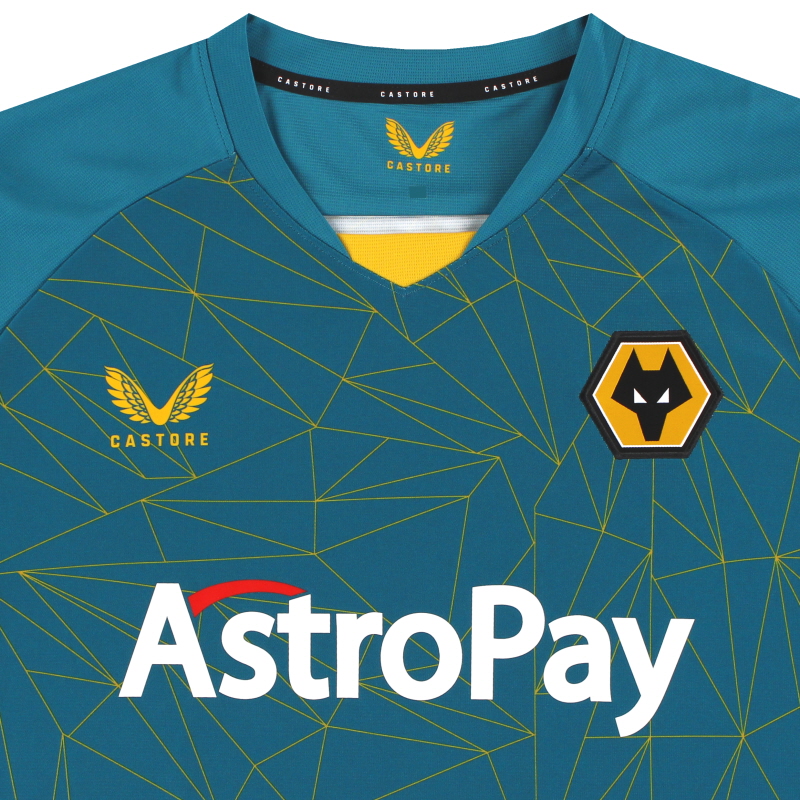 Raúl Jiménez Wolves 22/23 Away Jersey by Castore