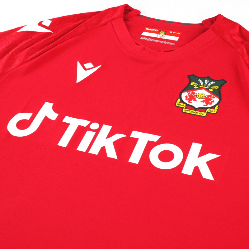 Wrexham AFC 2022-23 Macron Home Kit - Football Shirt Culture - Latest  Football Kit News and More