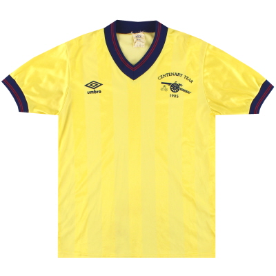 1985-86 Arsenal Umbro Centenary Away Shirt S
