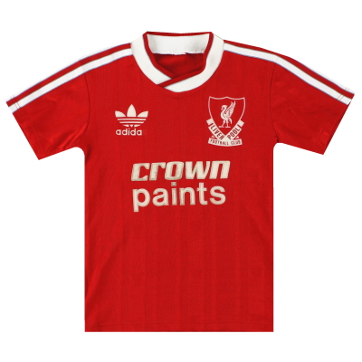 1987-88 Liverpool adidas Home Shirt Y