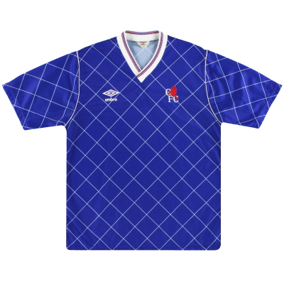 1987-89 Chelsea Umbro Home Shirt L