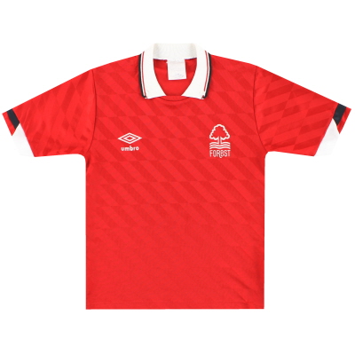 1988-90 Nottingham Forest Umbro Home Shirt L.Boys