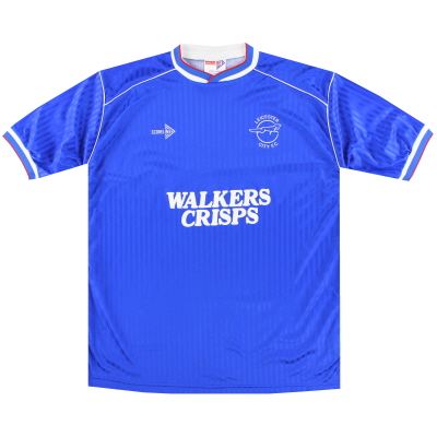 1989-90 Leicester City Home Shirt *As New* XL