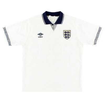 England Retro Replicas football shirt 1990 - 1992.