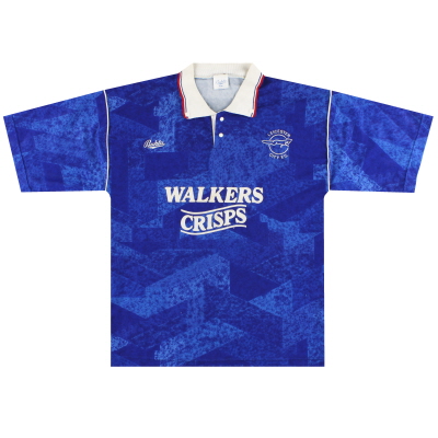 1990-92 Leicester Bukta Home Shirt *Mint* L