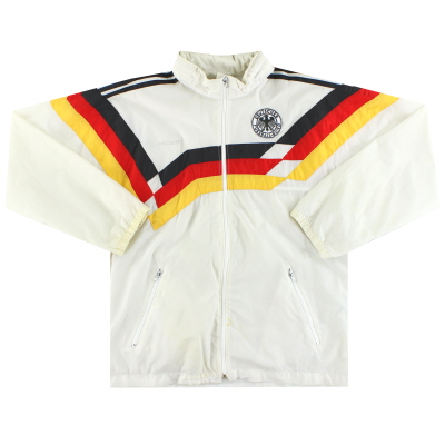 1990-92 West Germany adidas Hooded Windbreaker XL