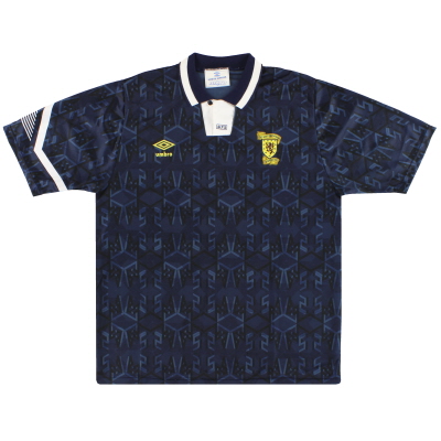 1991-94 Scotland Umbro Home Shirt S