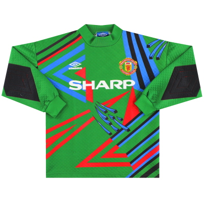 1992-94 Manchester United Goalkeeper Shirt #1 S