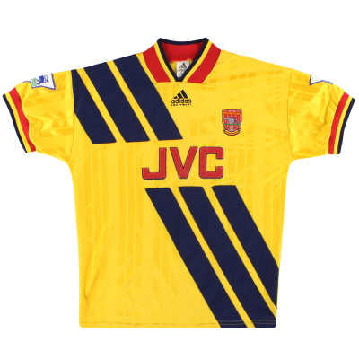 retro yellow arsenal shirt