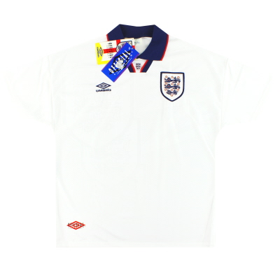 1993-95 England Umbro Home Shirt *w/tags* XL