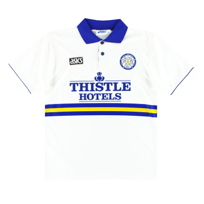 1993-95 Leeds Asics Home Shirt L