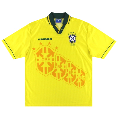 1994-95 Brazil Umbro Home Shirt L