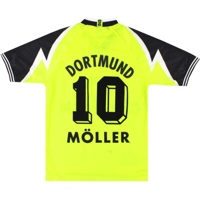 1995-96 Borussia Dortmund Nike Home Shirt Moller #10 S