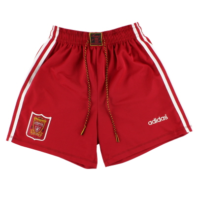 1995-96 Liverpool adidas Home Shorts S