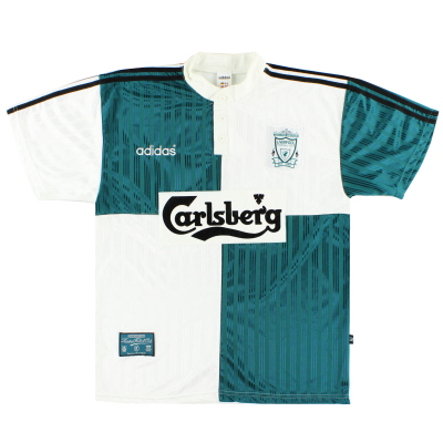 white and blue liverpool kit