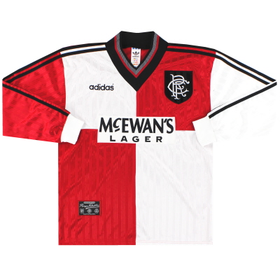 1992/94 McCOIST #9 Rangers Vintage adidas Home Football Shirt Jersey ( - Football  Shirt Collective