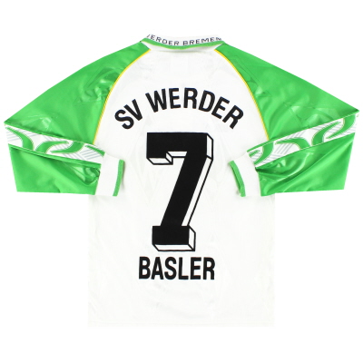1995-96 Werder Bremen Home Shirt Basler #14 / XXS