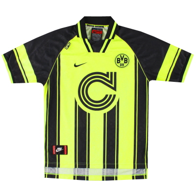 1996-97 Borussia Dortmund Nike CL Home Shirt *Mint* S