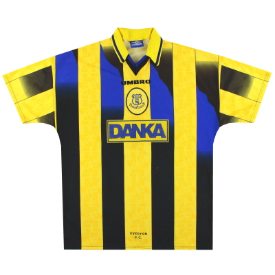 1996-97 Everton Umbro Player Issue Away Shirt #11 XL