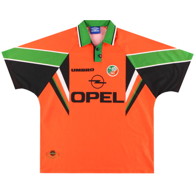 1997-98 Ireland Umbro Away Shirt L