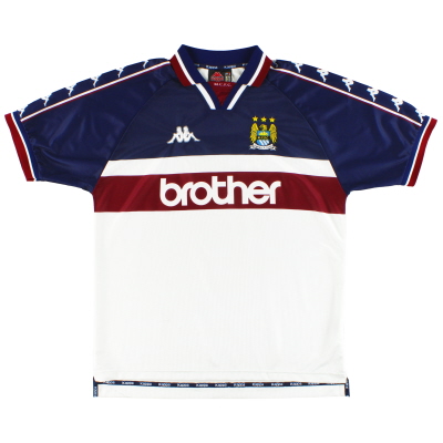 1997-98 Manchester City Kappa Away Shirt L