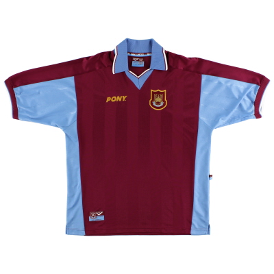 1997-98 West Ham Pony Home Shirt XXL