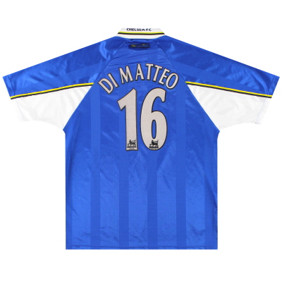 1997-99 Chelsea Umbro Home Shirt Di Matteo #16 XL