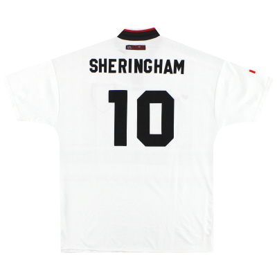 1997-99 Manchester United Umbro Away Shirt Sheringham #10 XL