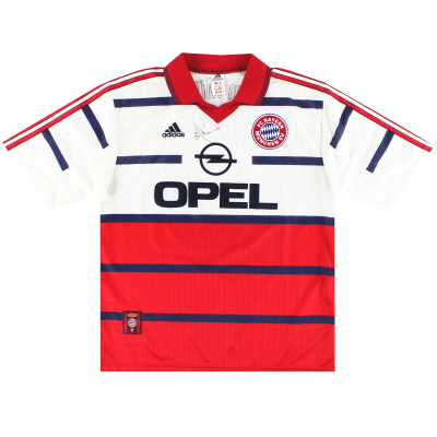 1998-00 Bayern Munich adidas Signed Away Shirt L