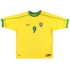 1998-00 Brazil Nike Home Shirt Ronaldo #9 M