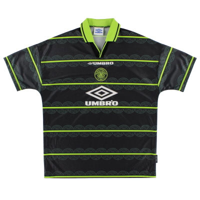Celtic FC Away 3rd Shirt Player Issue Season 2006-2008 Champions League  Short Sleeve Carling Nike Size Extra Large