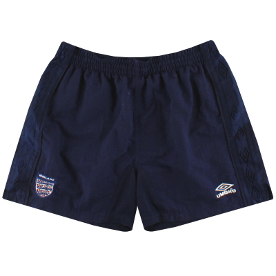 1999-01 England Umbro Home Shorts Y