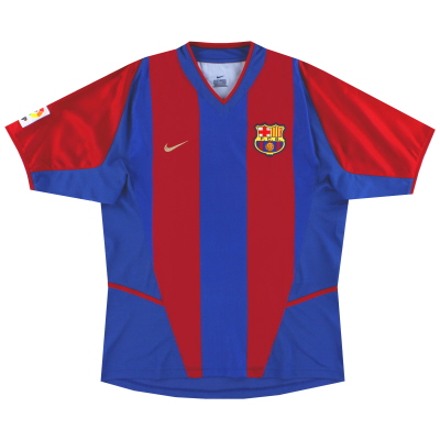 2002-03 Barcelona Nike Home Shirt *Mint* L