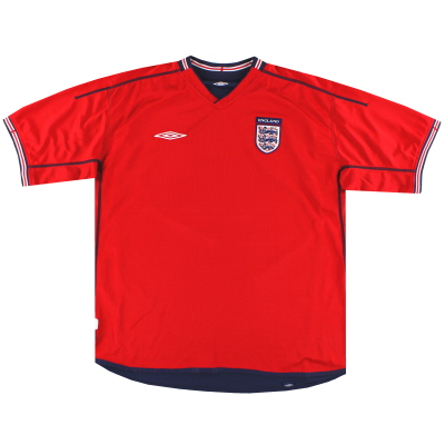 2002-04 England Umbro Away Shirt XXL