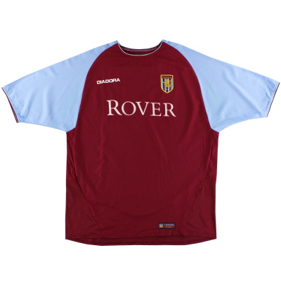 2003-04 Aston Villa Diadora Home Shirt L