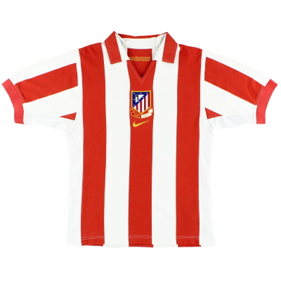 2003-04 Atletico Madrid Nike Centenary Home Shirt M