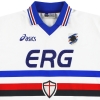 2003-04 Sampdoria Asics Away Shirt L/S L