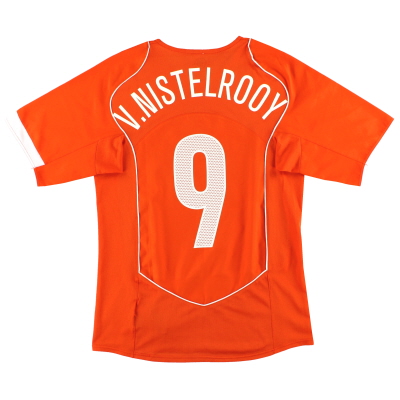 2004-06 Holland Home Shirt v.Nistelrooy #9