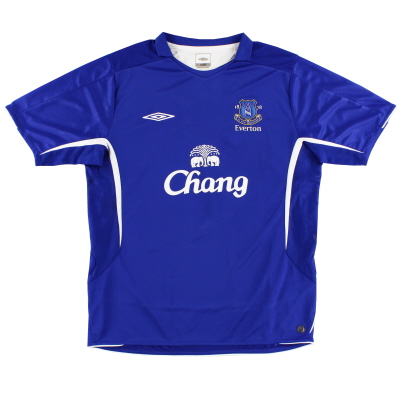 2005-06 Everton Umbro Home Shirt 4/5 Years