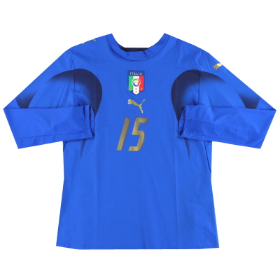 2006-07 Italy Player Issue Home Shirt #15 L/S Women's 14