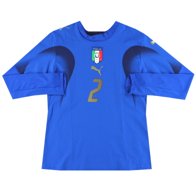 2006-07 Italy Player Issue Home Shirt #2 L/S Women's 14