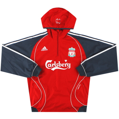 2006-07 Liverpool adidas 'Formotion' Hooded Rain Jacket L