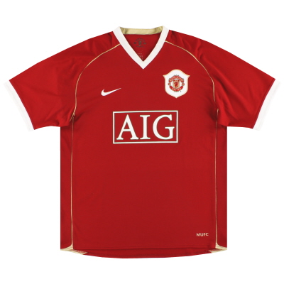 2006-07 Manchester United Nike Home Shirt M