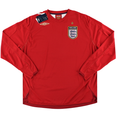 2006-08 England Umbro Away Shirt L/S *w/tags* XL